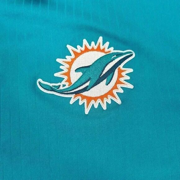 Antigua Miami Dolphins Primary Logo Polo Aqua Men’s Size L - Picture 2 of 7